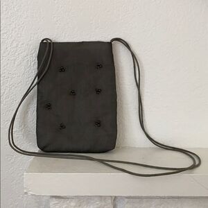 Vintage DKNY organza retro beaded evening Y2K 90s bag
